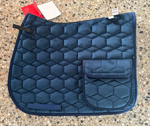 EA Mattes Velvet Saddle Blanket with Pockets IN STOCK
