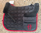 EA Mattes Velvet Saddle Blanket with Pockets IN STOCK