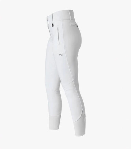 Premier Equine Aradina Ladies Full Seat Gel Competition Riding Breeches - white