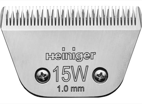 Heiniger 15W Clipper Blades 1.0mm