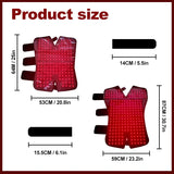 Uberhorse LED Red Light Therapy Extra Long Front Leg Wraps