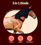 Uberhorse LED Red Light Therapy Neck & Poll Mask Large