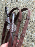 Trust Equestrian 1/2 Inch Rubber Grip Reins with stops