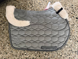 EA Mattes Jump Saddle Blanket - Lambskin Panels & Top Trims