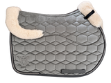 EA Mattes Jump Saddle Blanket - Lambskin Panels & Top Trims