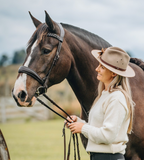 English Leather Plaited Browband