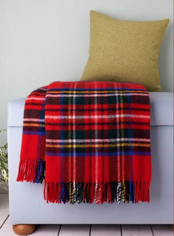 Royal Stewart by Tweedmill Wool Blanket
