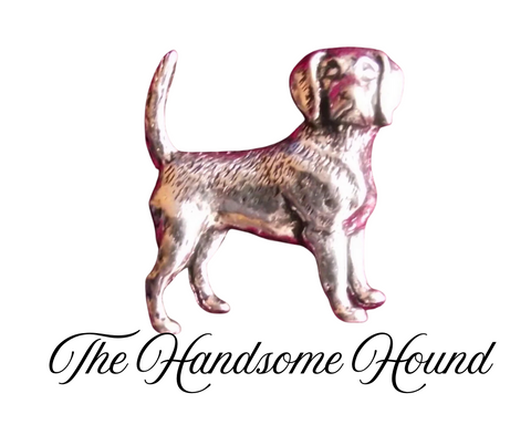 Hunting Pewter Hound Brooch Pin