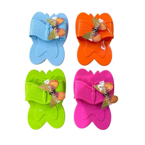 Butterfly Groomer Curry Brush
