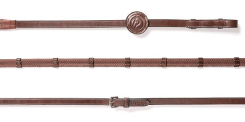 Trust Equestrian 1/2 Inch Rubber Grip Reins with stops
