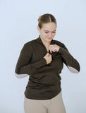 BTB Merino Zip Front Pullover