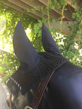 LIQUID TITANIUM MESH FLY EAR BONNET